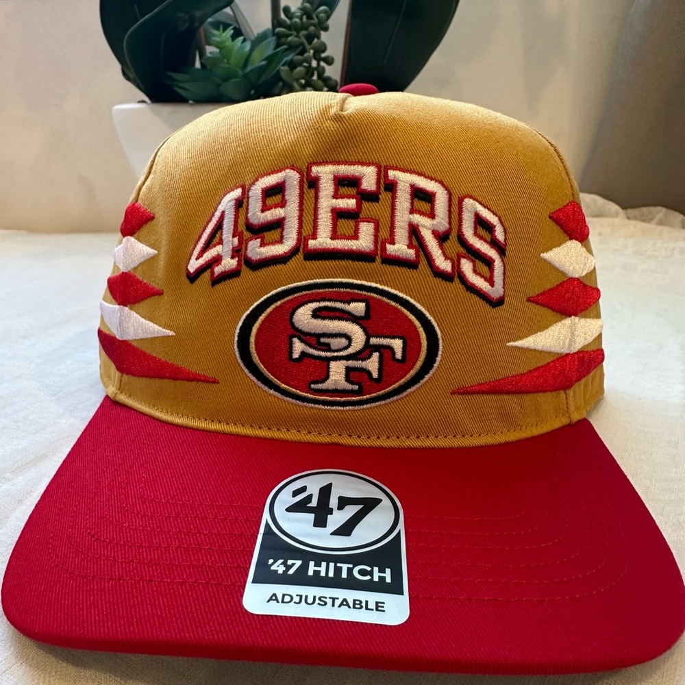 '47 San Francisco 49ERS Gold and Red Relaxed Fit Hat